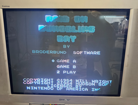 Raid on Bungeling Bay (Nintendo NES, 1987) 5 Screw Game Cartridge - Tested