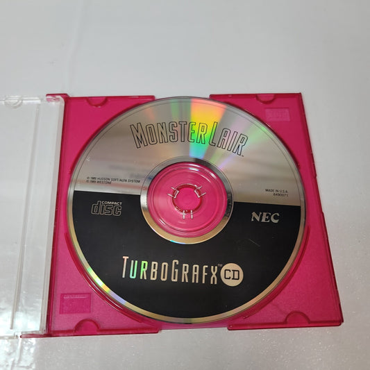 Monster Lair (TurboGrafx-CD, 1989) Authentic Game Disc Only