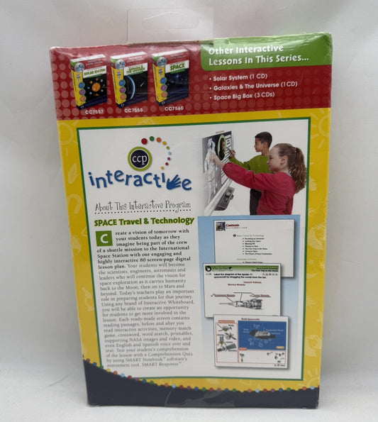 SPACE Travel and Technology (Digital Lesson Software) Grades 5-8 - New, Sealed