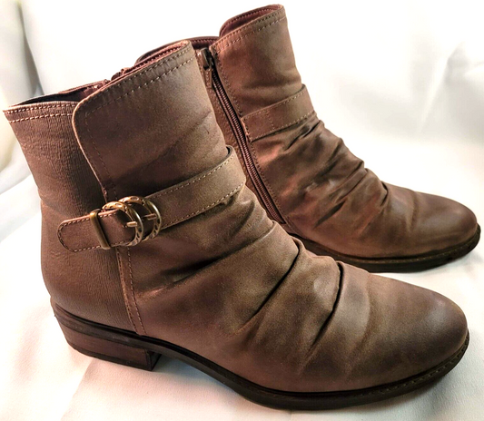 Baretraps Ysidora Booties Brown Sz 9 1/2 M
