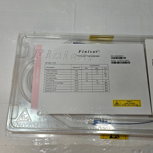 Finisar 1310nm Transponder 15TRPHV1MPS New Sealed