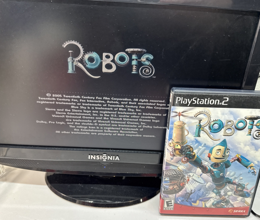 Robots (Sony PlayStation 2, 2005) Game Case Manual - Tested and Working