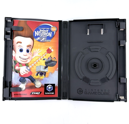 Jimmy Neutron: Boy Genius Jet Fusion GameCube Case, Manual and Insert Only