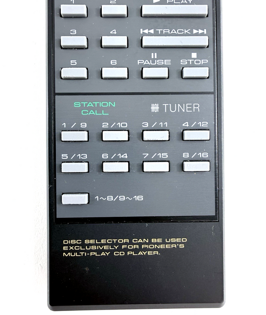 Pioneer CU-SA001 Original Stereo Receiver Remote Control - Tested