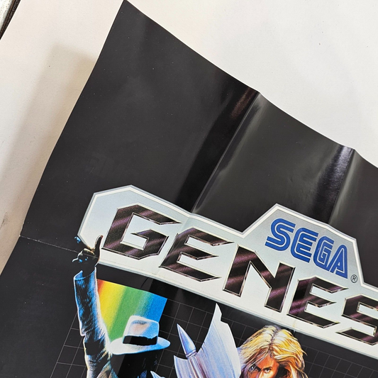Sega Genesis Original Sega Visions Promo Poster Insert - Video Game Advertising
