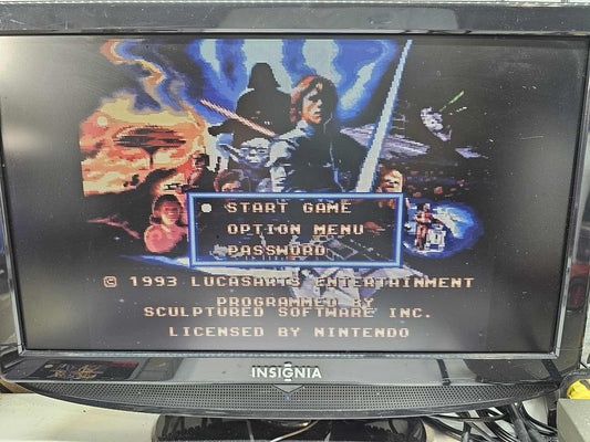 Super Star Wars: The Empire Strikes Back (Super Nintendo, 1993) Game Cartridge