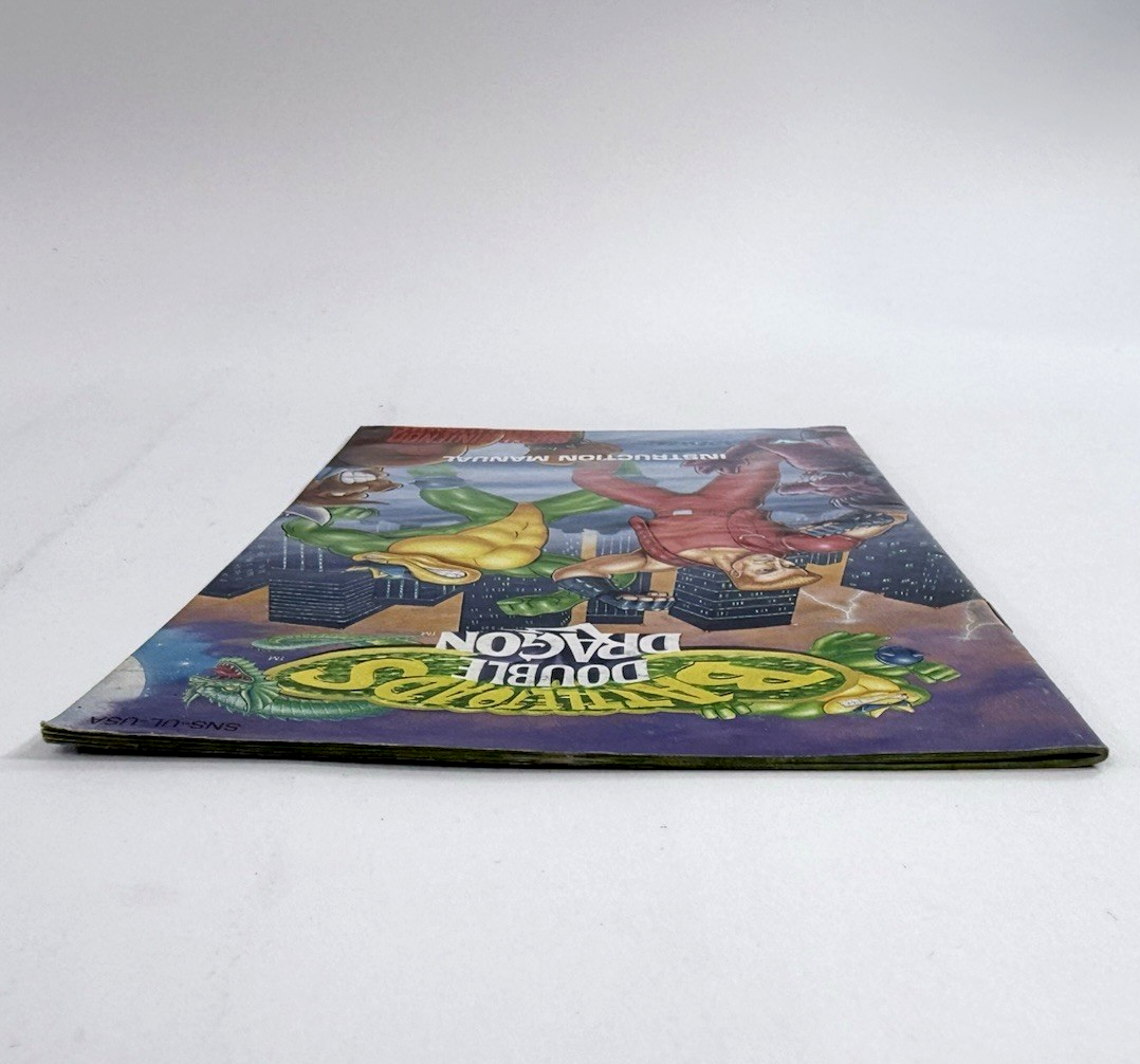 Tradewest 1993 Battletoads & Double Dragon Instruction Manual SNS-UL-USA