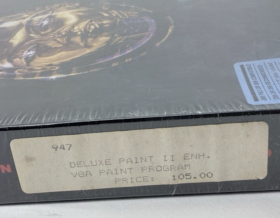 Electronic Arts DeluxePaint II Enhanced IBM PC MS-DOS Sealed Big Box Software