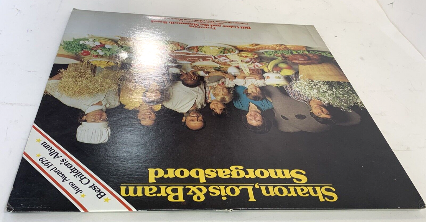 Sharon Lois & Bram: Smorgasbord (Vinyl LP, 1984 Reprint) w/Song Book - Tested