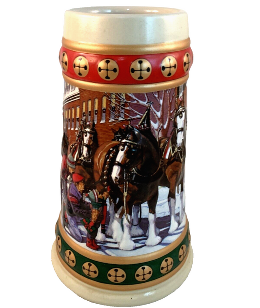 Budweiser 1993 Holiday Stein Collection Hometown Holiday - Anheuser-Busch Inc.