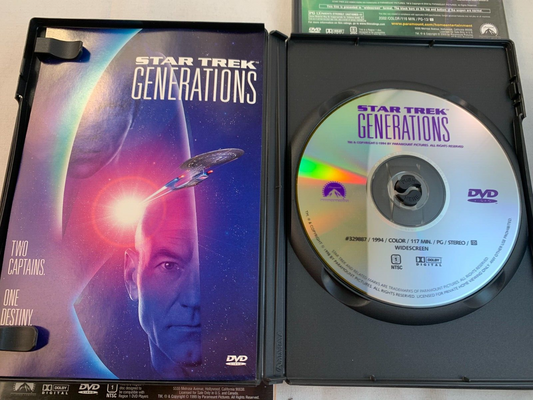 Star Trek: Generations (4 DVD lot) Nemesis/Insurrection/Star Trek
