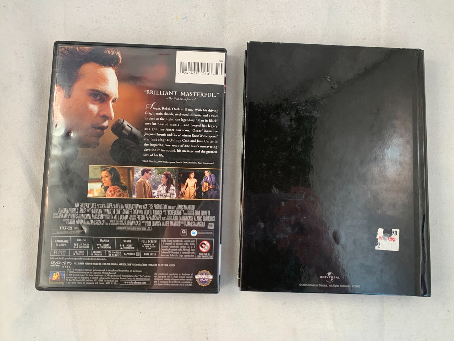 Ray (DVD bundle) Walk The Line Musician Johnny Cash Ray Charles