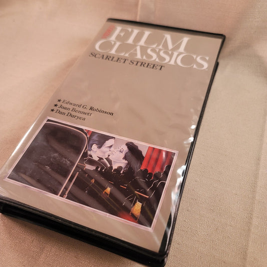 Scarlet Street VHS 1945 Edward G Robinson Joan Bennett Dan Duryea