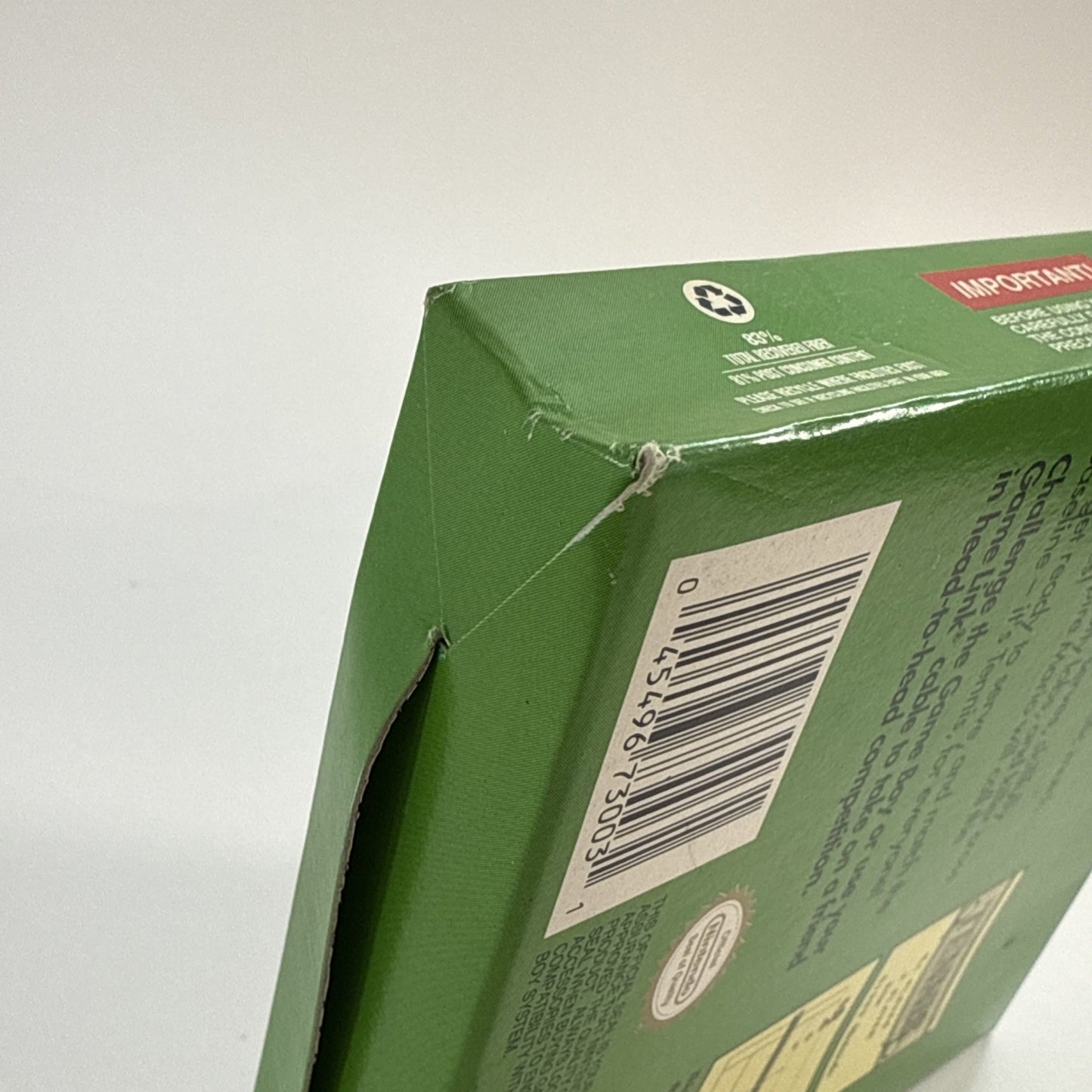 Tennis (Nintendo Gameboy, 1989) Game Box Manual Inserts - Tested and Working