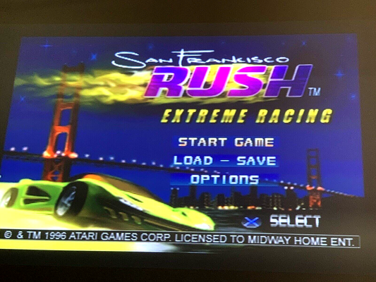 San Francisco Rush: Extreme Racing (Sony PlayStation 1, 1997) Game Case Manual
