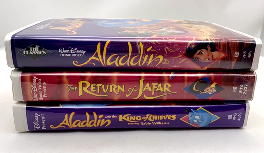 Aladdin (Disney VHS Trilogy) The Return of Jafar and The King of Thieves