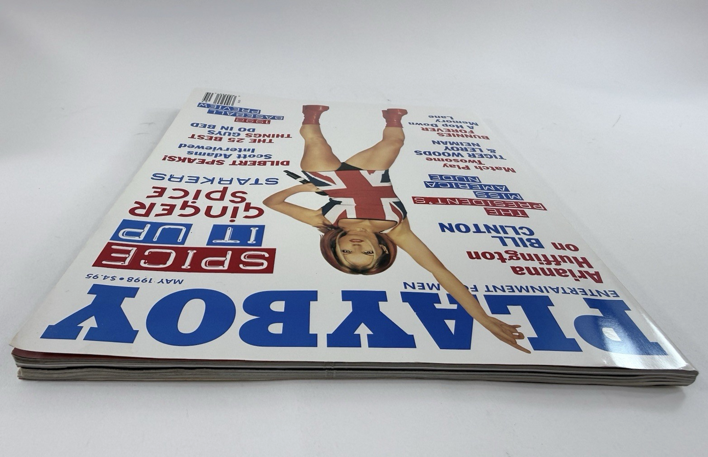 Playboy Magazine May 1998 Spice Girl Geri Halliwell Cover - Centerfold Attached