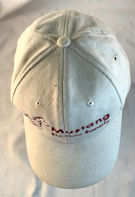 Cobra Caps Custom Embroidered Mustang Electric Supply Hat Cap - Adjustable
