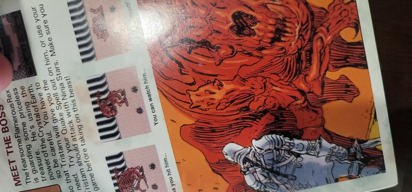 Super Nintendo SNES FINAL FANTASY MYSTIC QUEST Instruction Booklet - Manual Only