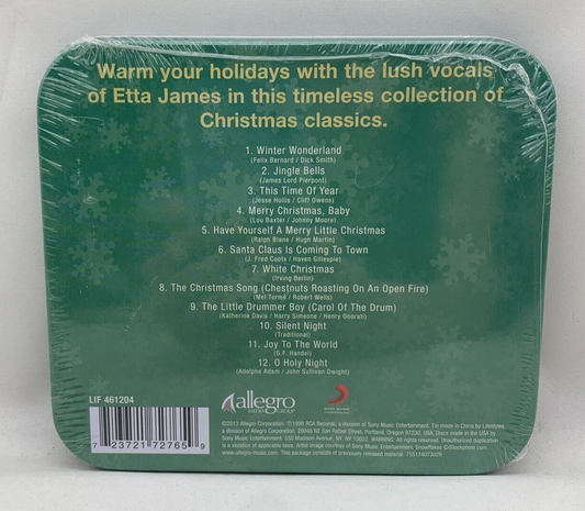 12 Songs of Christmas by Etta James (CD, Jun-2013, RCA) Tin Case - New