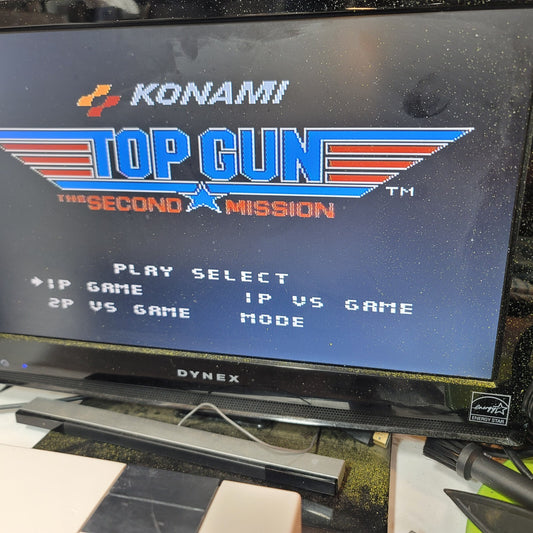 Top Gun: The Second Mission (Nintendo Entertainment System, 1985) Game Cartridge