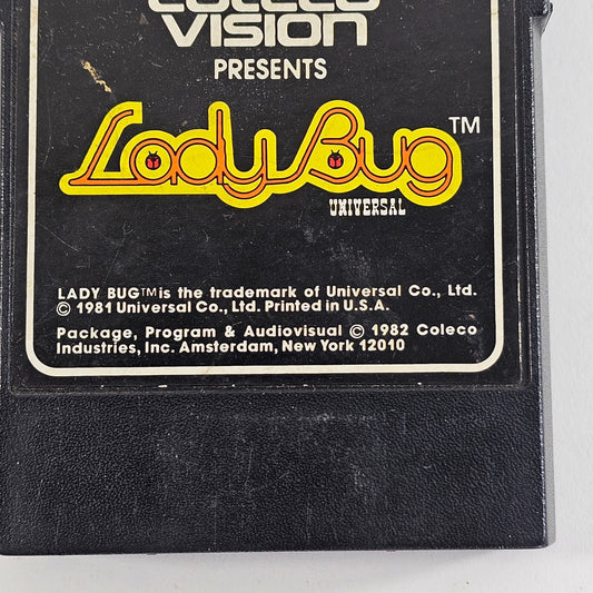 Lady Bug (Colecovision, 1982) Authentic Game Cartridge