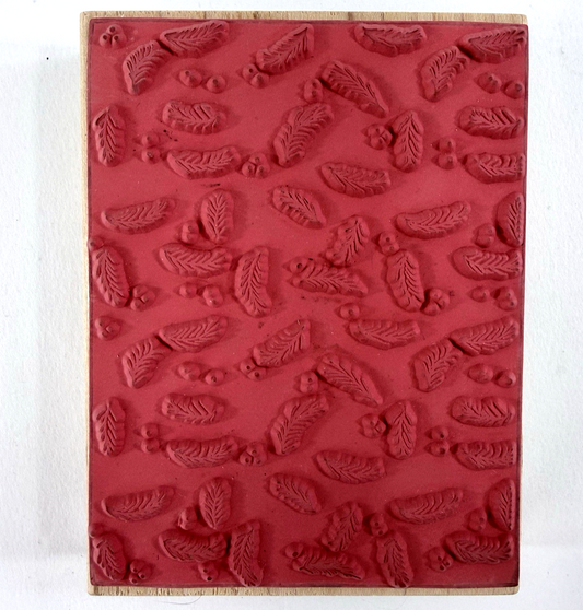 Brother Sister Design Studio 2001 Pine & Berries OR1012 Wood Mounted XL Stamp