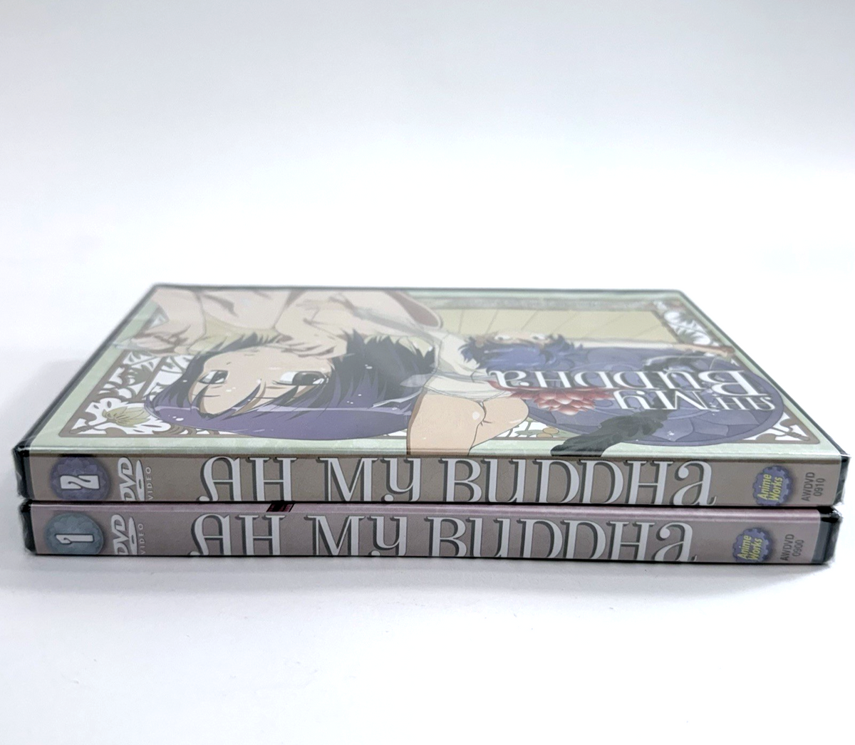 Ah My Buddha - Vol. 1 and 2 (DVD, 2005) Dub/Sub Anime Works Release - New