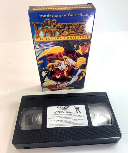 Shamanic Princess Vol. 2 - The Talisman Unleashed (VHS, 2000, Dubbed) - Tested