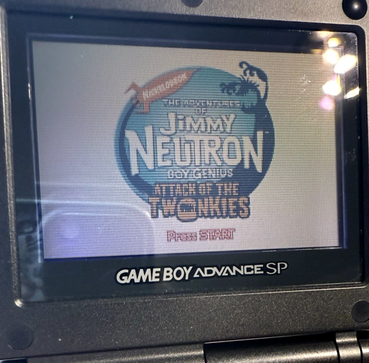 Jimmy Neutron: Attack of the Twonkies (GameBoy Advance, 2004) Game Cartridge