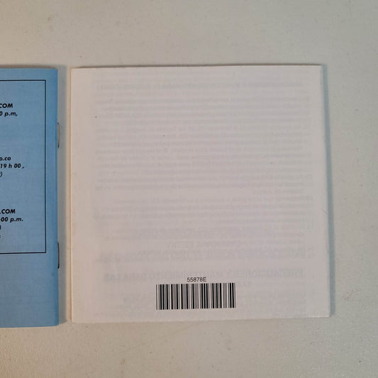 Pictochat (Nintendo DS) Manual and Precautions Booklet