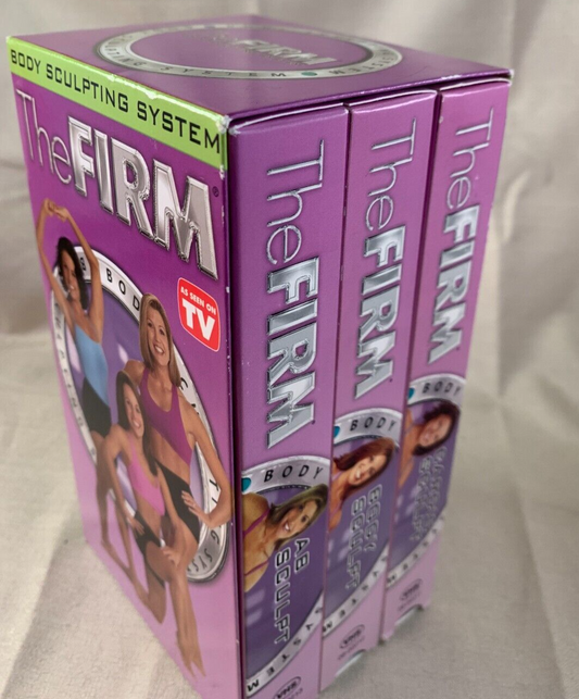 The Firm - Body Sculpting System: 3-Pack (VHS, 2002) Tested and Working