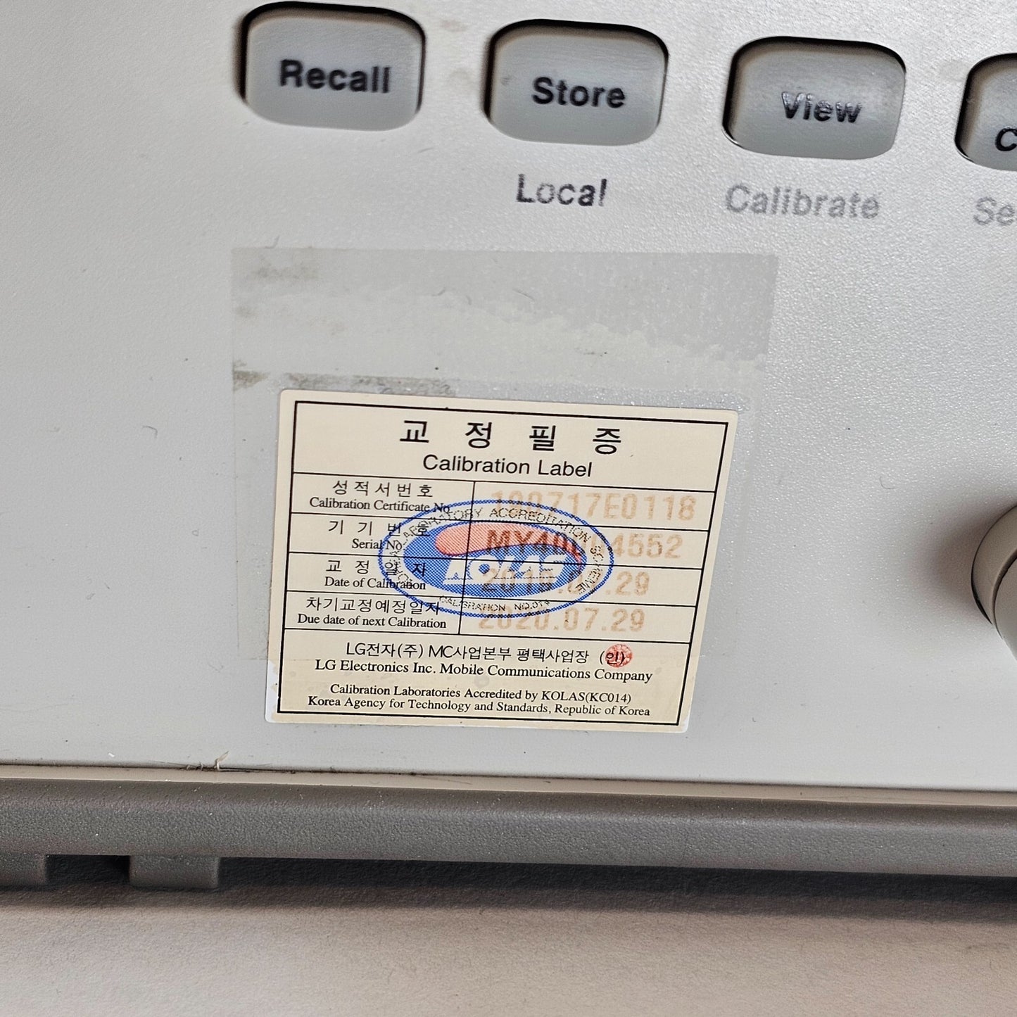 Agilent E3648A Dual Output DC Power Supply 0-8V,5A/0-20V,2.5A - Tested - 4552