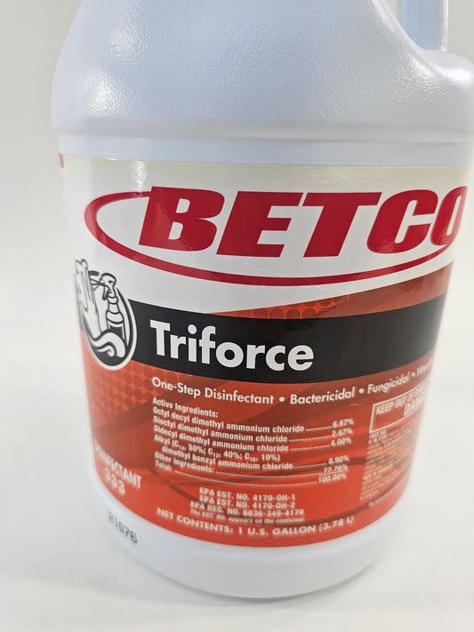 BETCO Triforce Commercial One-Step Disinfectant 333 - 1 Gal. Concentrate -New