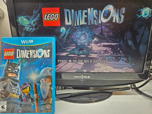 Lego Dimensions (Nintendo Wii U, 2015) Game and Case - Tested And Working