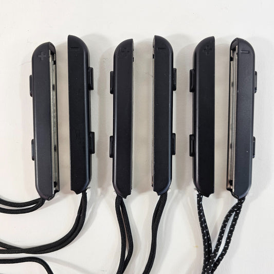 Nintendo Switch Joy Con Remote Black Wrist Straps HAC-014 (Set of 6)