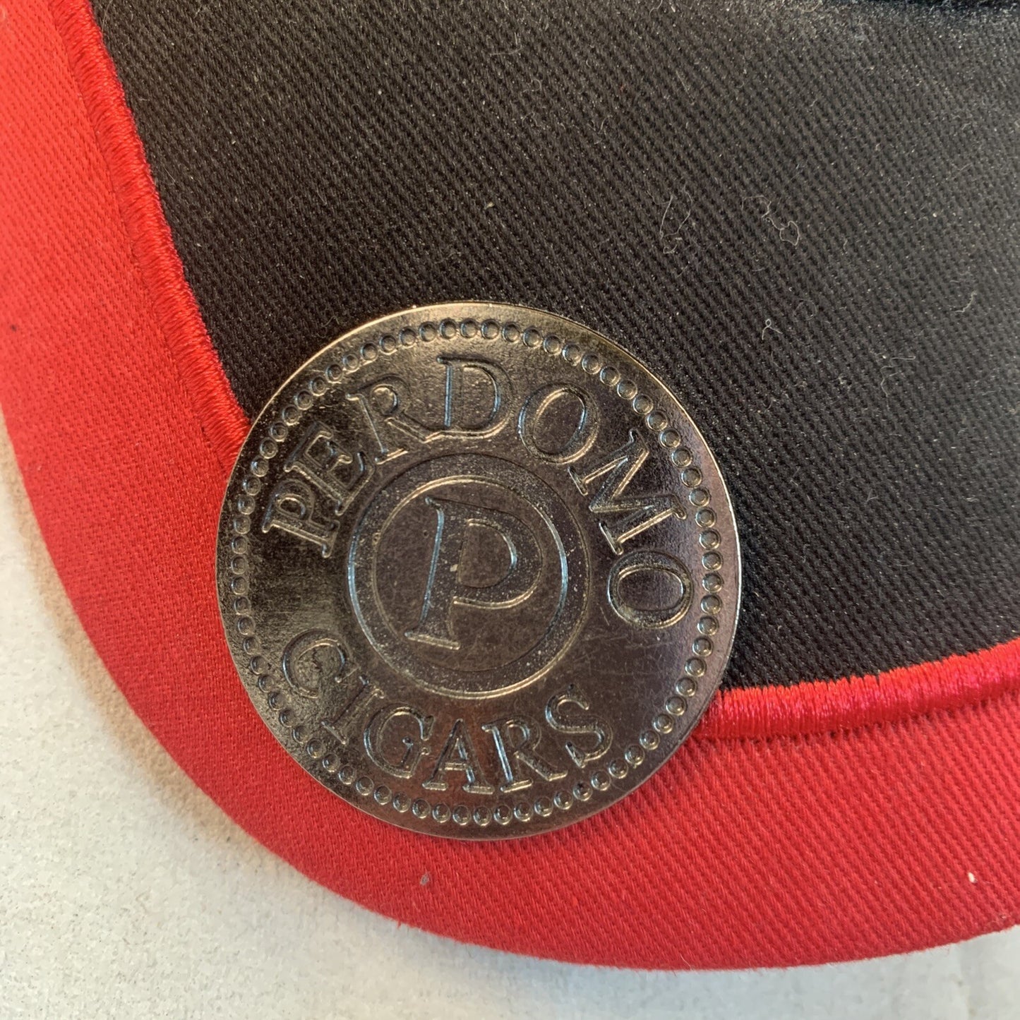 Perdomo Cigars Adjustable Baseball Cap Hat w/ Bottle Opener Black & Red