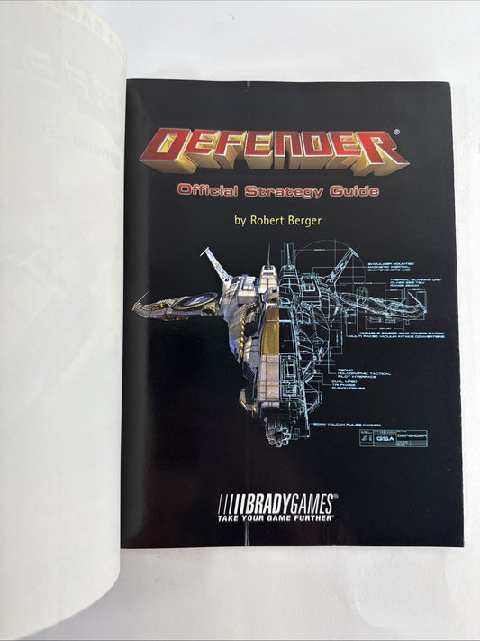 Defender Official Strategy Guide by Robert Berger (2002, BradyGames)
