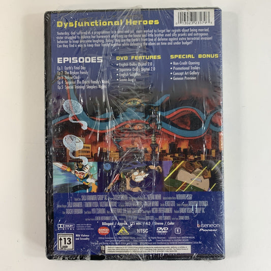 The Daichis: Earths Defense Family: Vol. 1: Dysfunctional Heroes (DVD, 2004) NEW