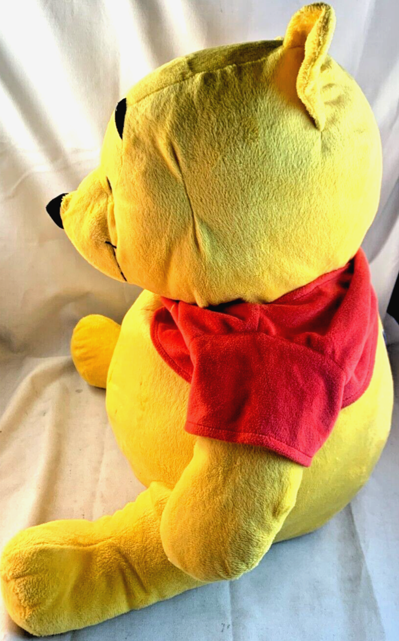 Disney Parks Winnie The Pooh And The Honey Pot 16" Large Reversible Plush