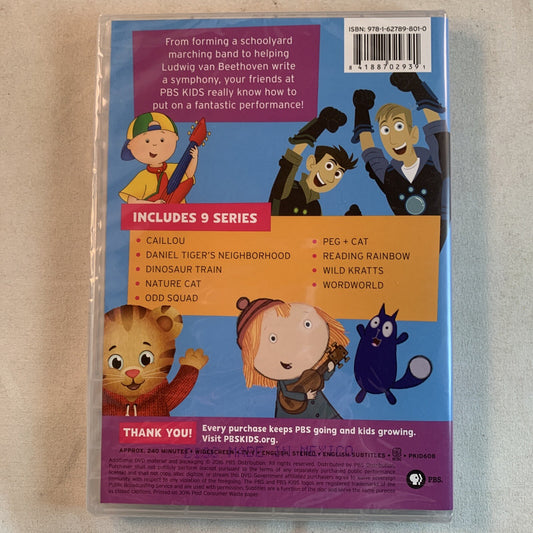 PBS Kids: 20 Music Tales - Get Up And Dance! (DVD, 2016) New, Factory Sealed