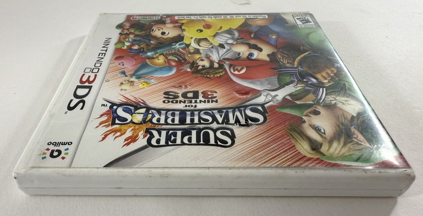 Super Smash Bros (Nintendo 3DS, 2014) Replacement Case and Manual Only
