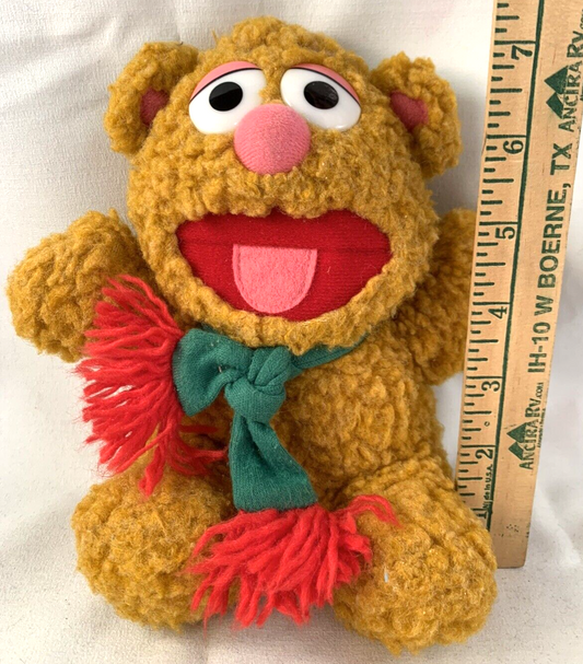 1987 Henson Associates, Inc.  7" Baby Fozzie Bear Plush