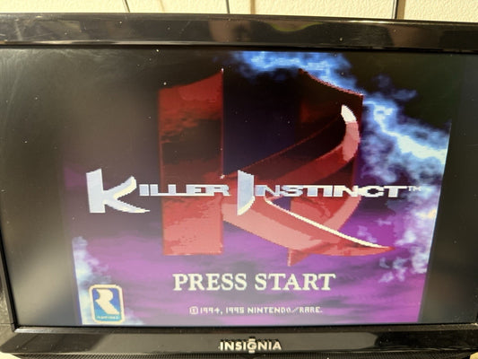 Killer Instinct (Super Nintendo, 1995) Game Cartridge - Tested and Working