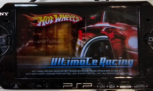 Hot Wheels Ultimate Racing (Sony PlayStation PSP, 2007) Game Case Manual