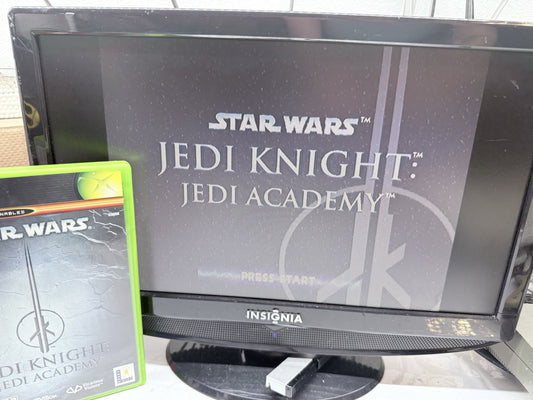 Star Wars Jedi Knight: Jedi Academy (Xbox, 2003) Game Case Manual Registration