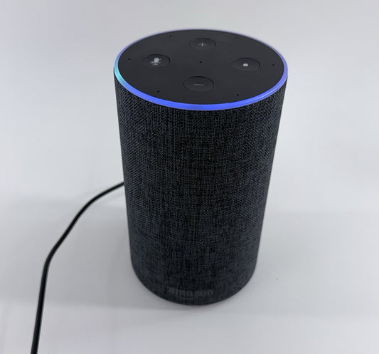 Amazon Echo (2nd Generation) Charcoal Smart Speaker with AC Adapter - Tested