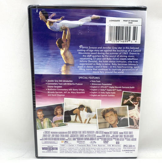 Dirty Dancing (DVD, 1997) New, Factory Sealed