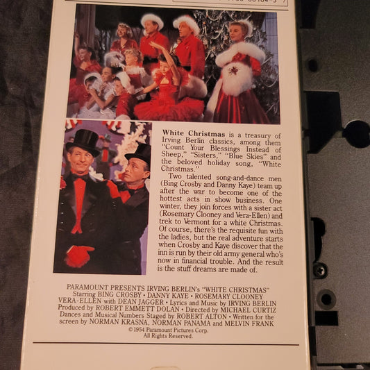 Irving Berlin's White Christmas (VHS, 1985) Tested and Working - Bing Crosby