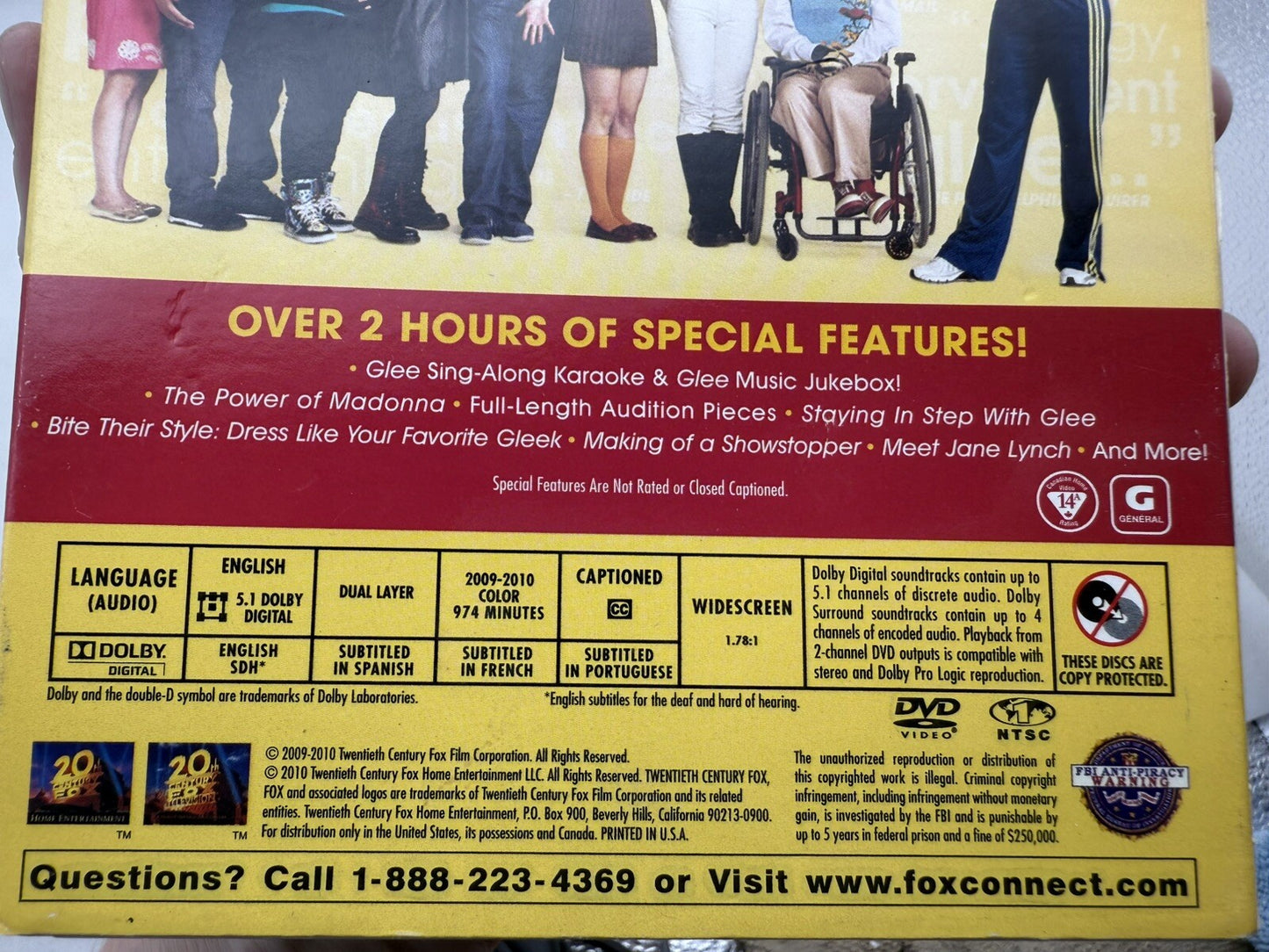 Glee: The Complete First Season (DVD, 2010, Gleek Edition) Tested and Working